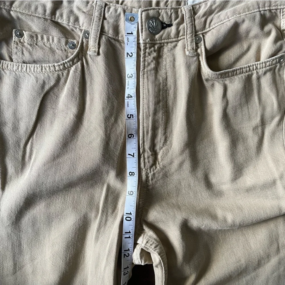 RAG & BONE Featherweight Logan Wide-Leg Jean in Beige- women’s 28” - Picture 6 of 10